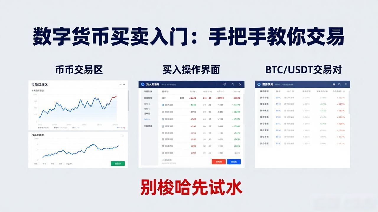 数字货币买卖入门：手把手教你交易
