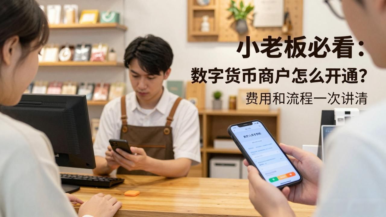 小老板必看：数字人民货币商户怎么开通？费用和流程一次讲清