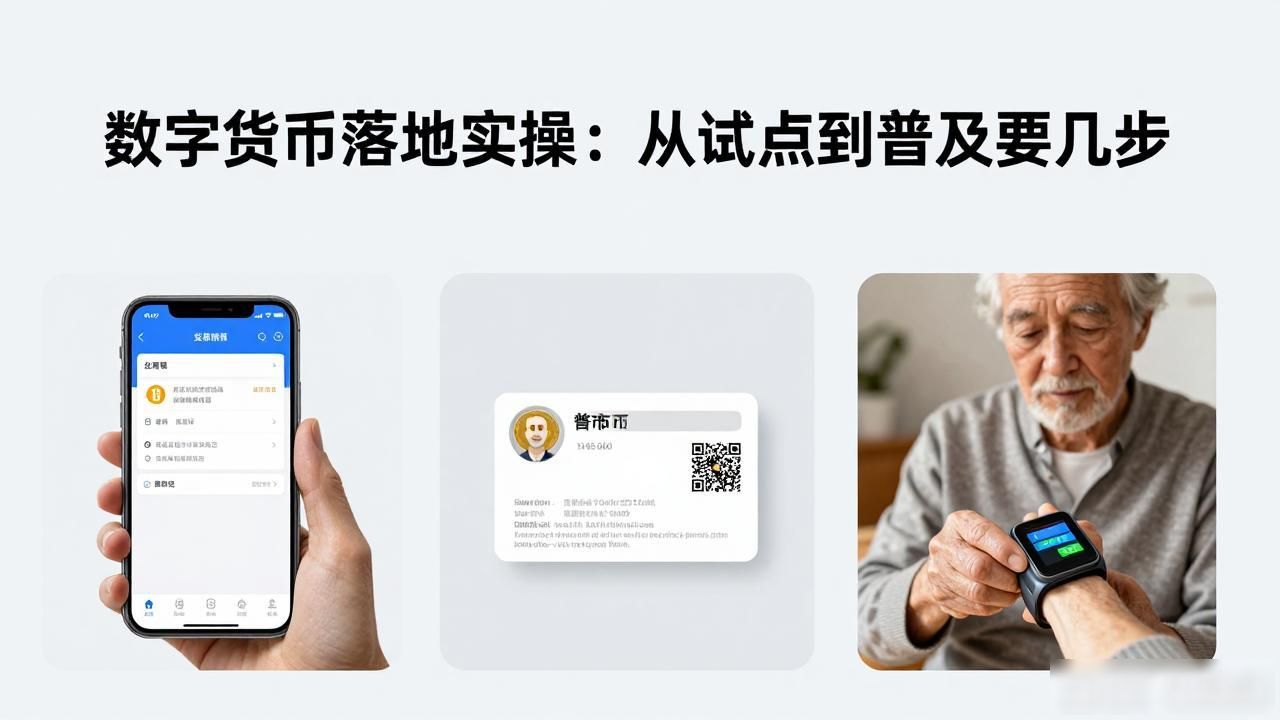 数字货币落地实操：从试点到普及要几步