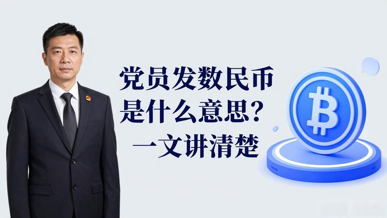 党员发数字货币是什么意思?一文讲清楚