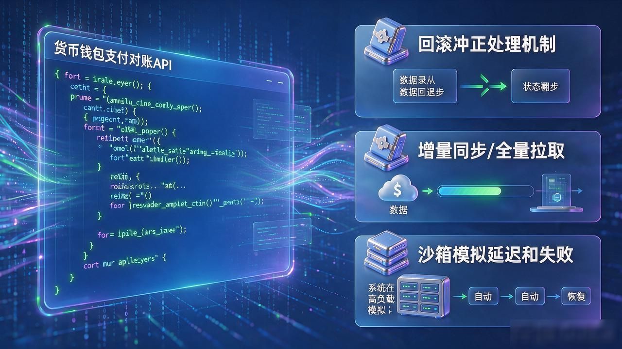数字货币钱包支付对账api怎么接，实战中这几个坑一次说清