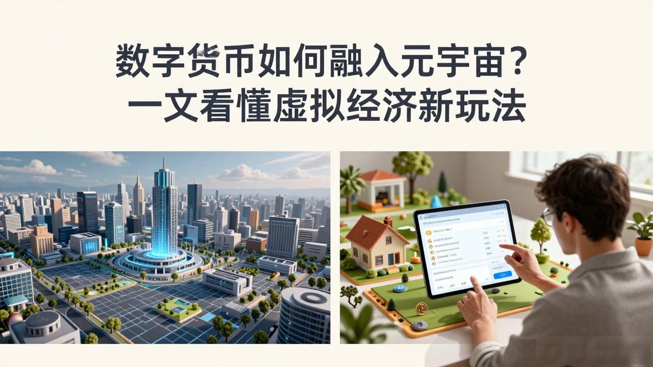 数字货币如何融入元宇宙？一文看懂虚拟经济新玩法
