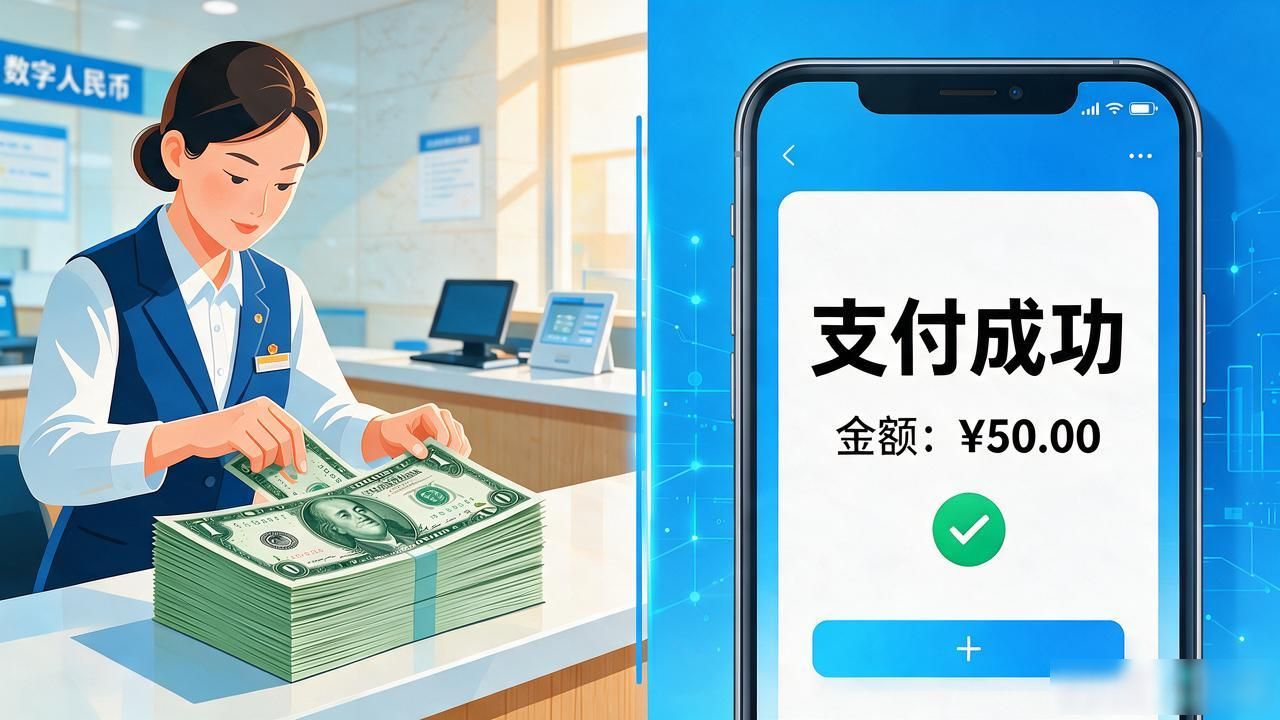 数字货币有没有现金？干了二十年柜台的我帮你把这事说透
