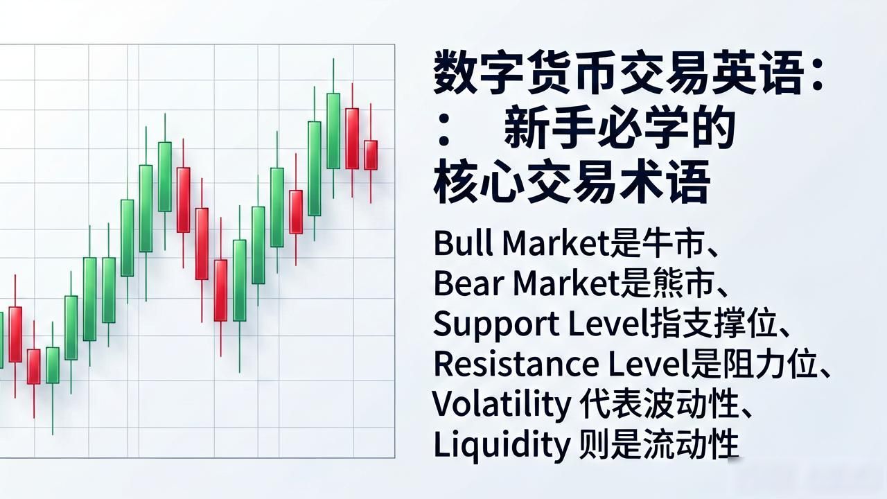 数字货币交易英语：新手必学的核心交易术语