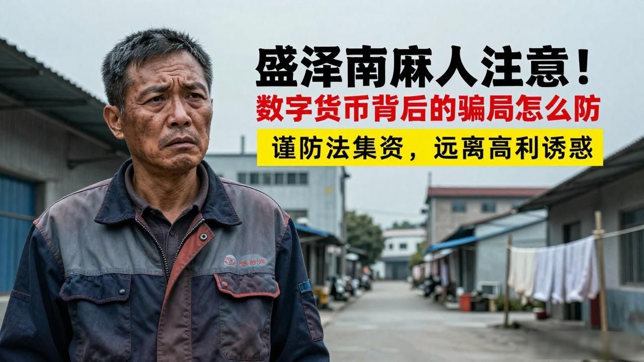 盛泽南麻人注意！数字货币背后的骗局怎么防