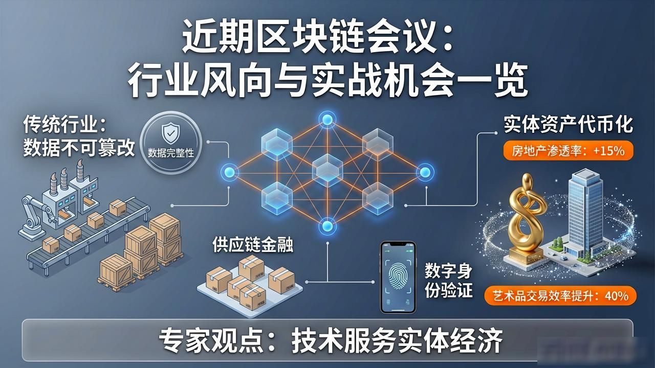 近期区块链会议：行业风向与实战机会一览