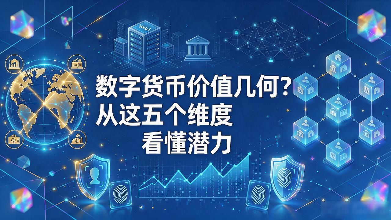 数字货币价值几何？从这五个维度看懂潜力