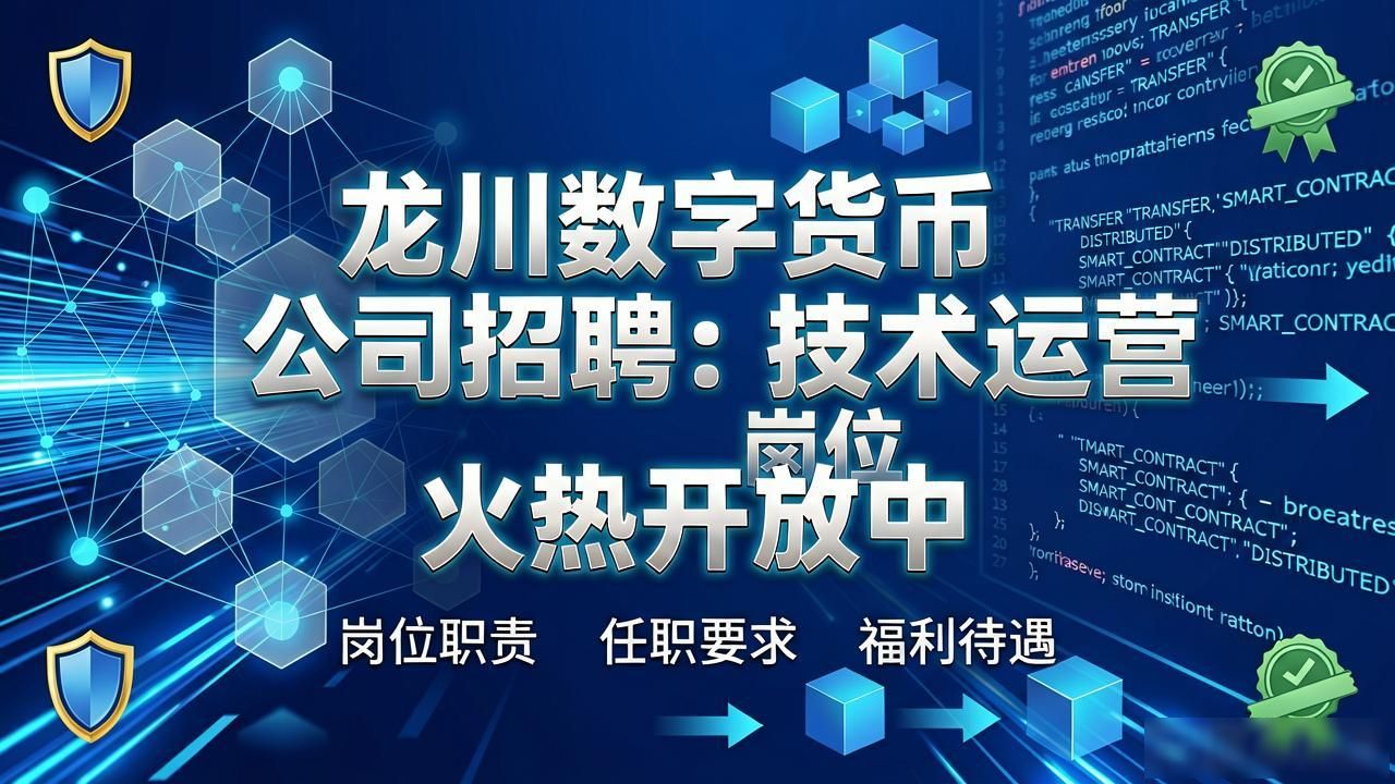 龙川数字货币公司招聘:技术运营岗位火热开放中