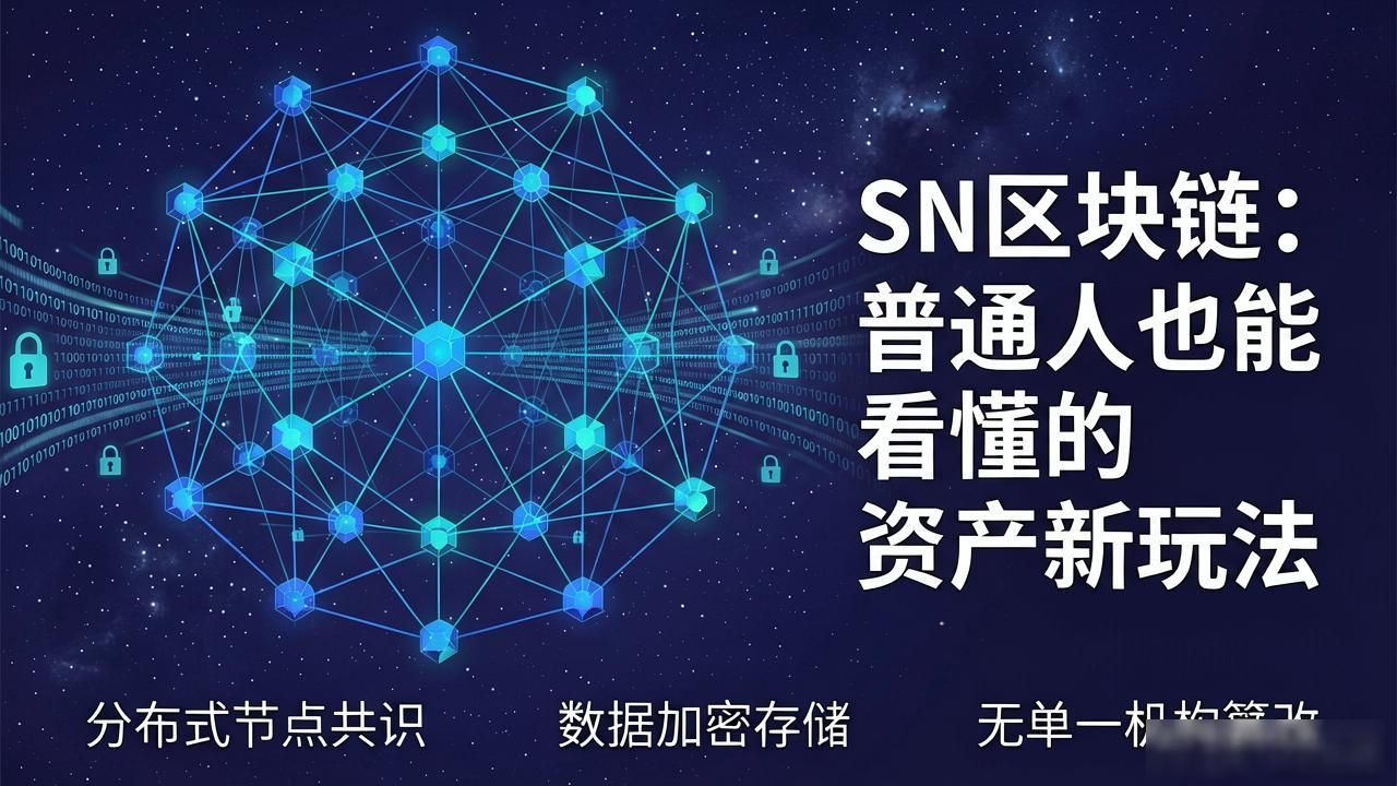 SN区块链：普通人也能看懂的资产新玩法