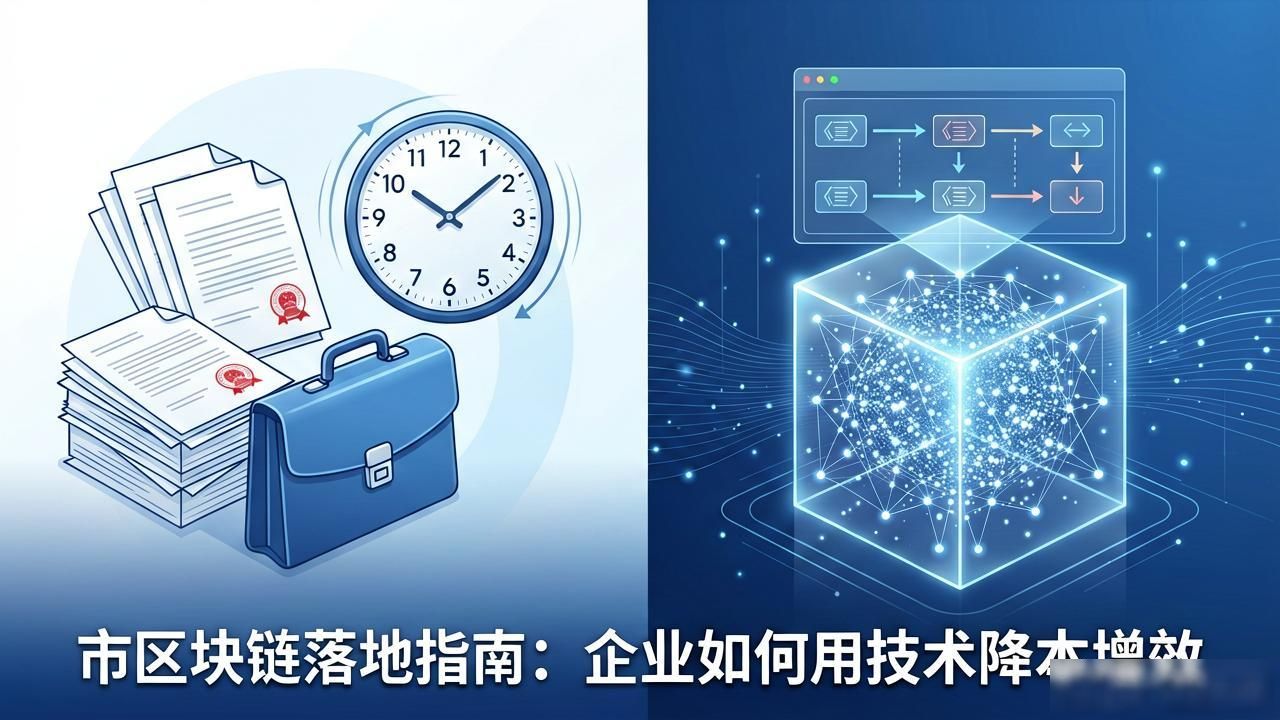 市区块链落地指南：企业如何用技术降本增效