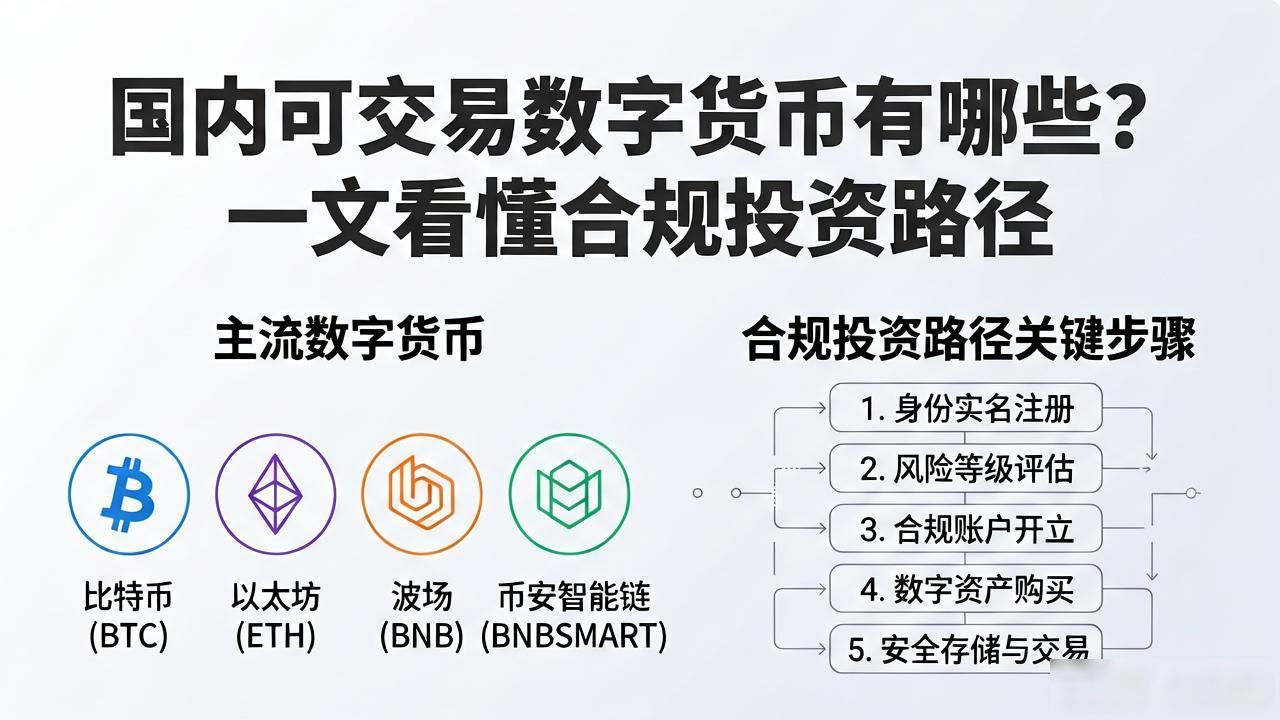 国内可交易数字货币有哪些？一文看懂合规投资路径