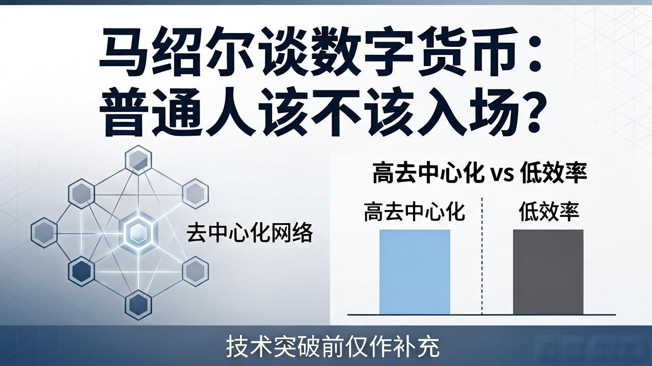 马绍尔谈数字货币：普通人该不该入场？