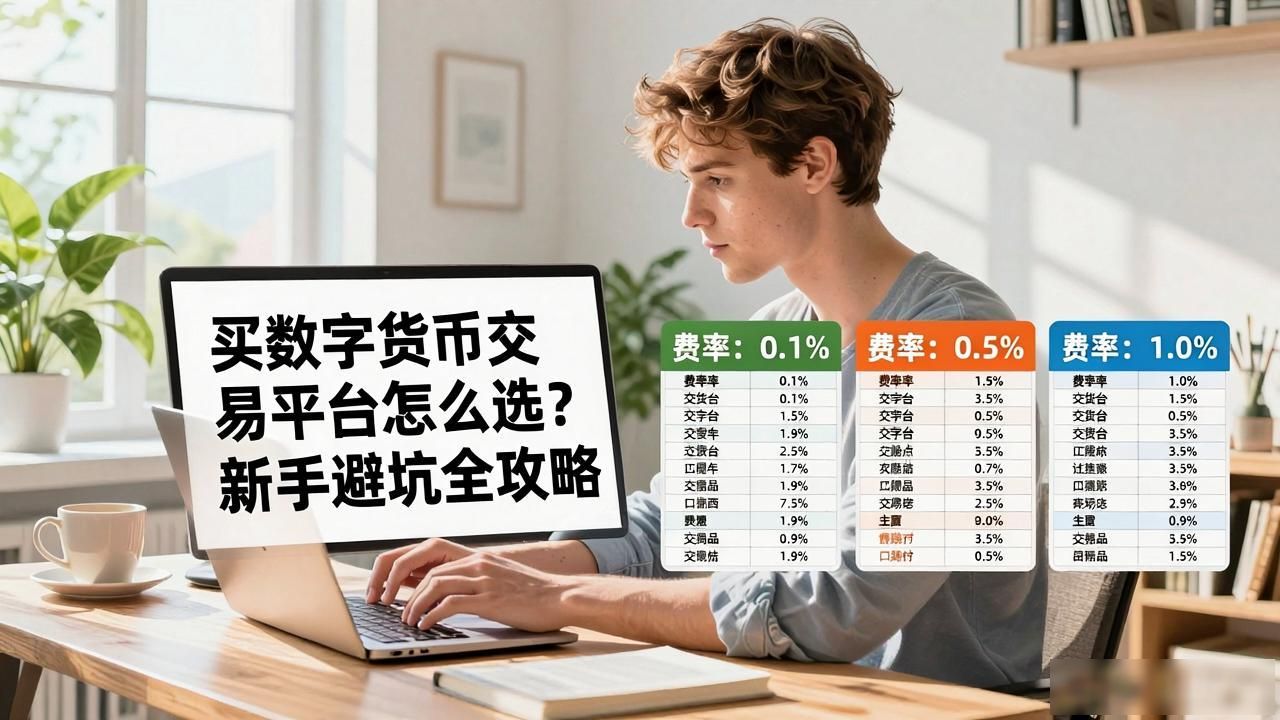 买数字货币交易平台怎么选?新手避坑全攻略