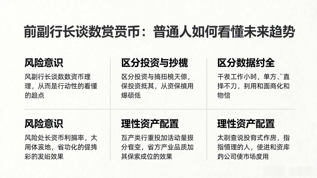 前副行长谈数字货币：普通人如何看懂未来趋势