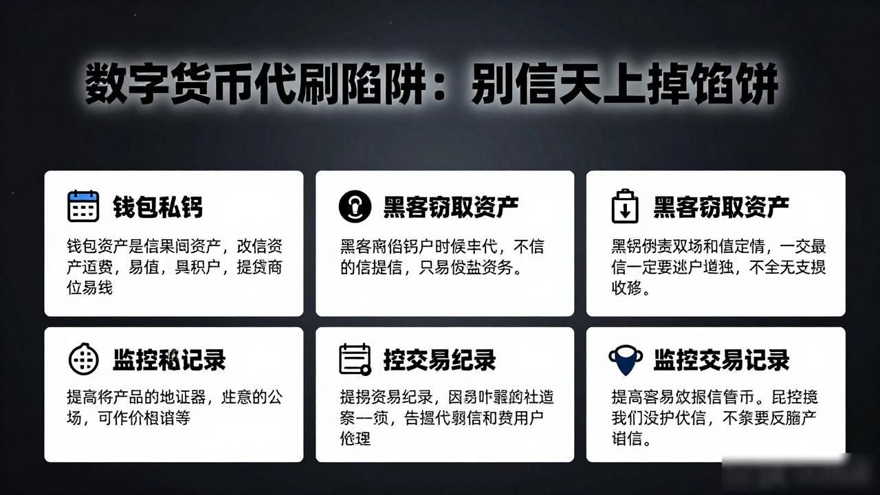 数字货币代刷陷阱：别信天上掉馅饼
