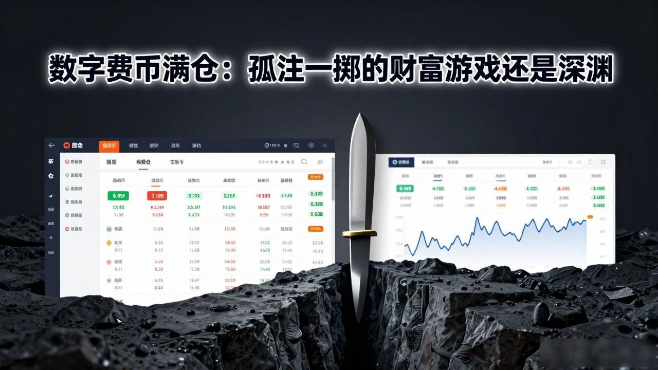 数字货币满仓：孤注一掷的财富游戏还是深渊