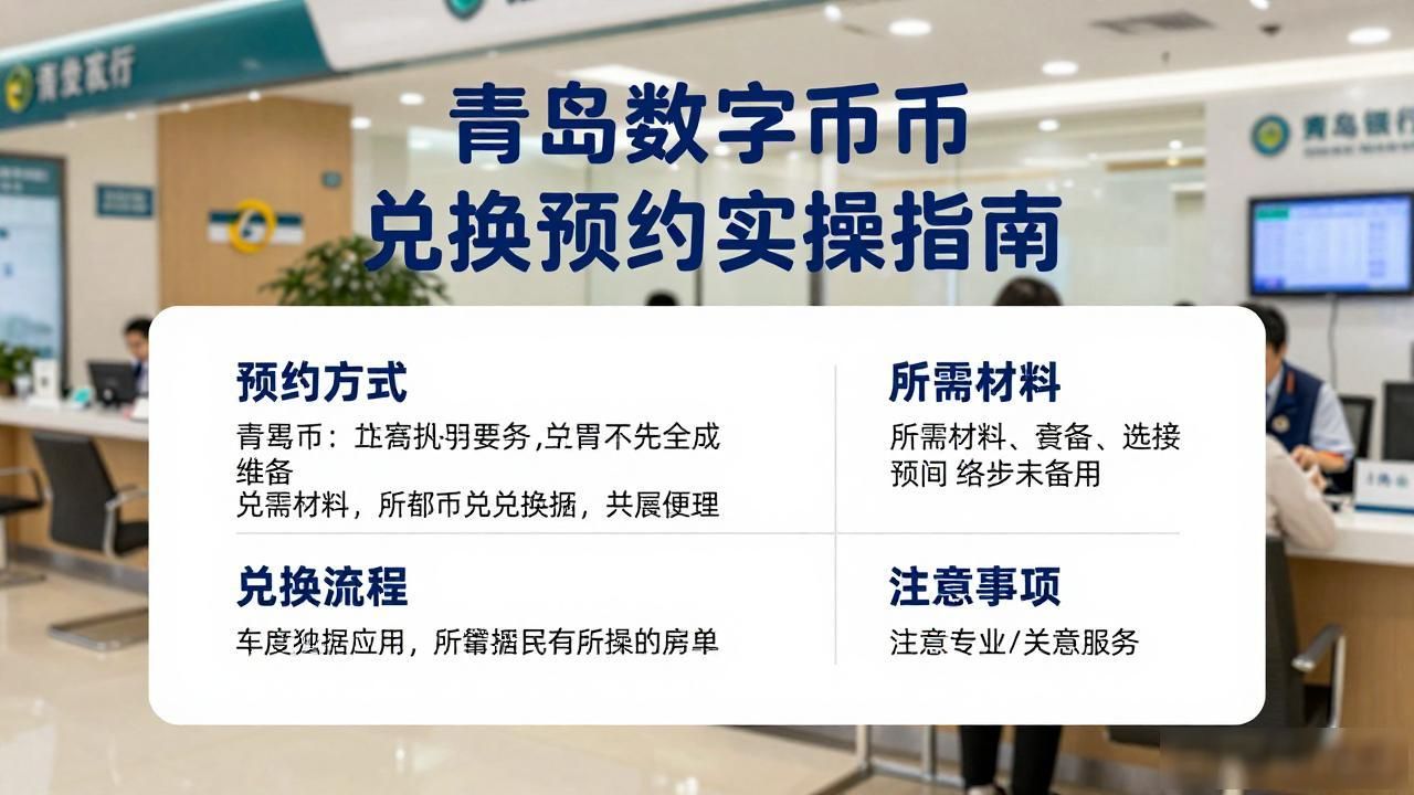 青岛数字货币兑换预约实操指南