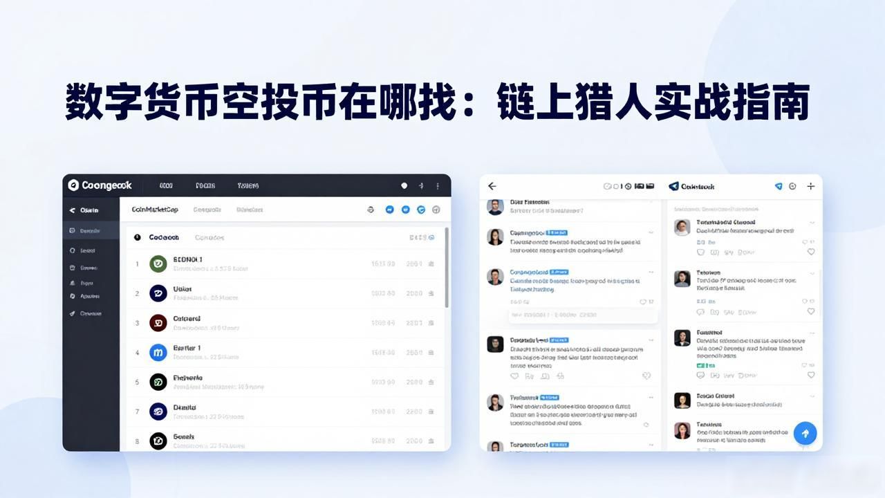 数字货币空投币在哪找：链上猎人实战指南