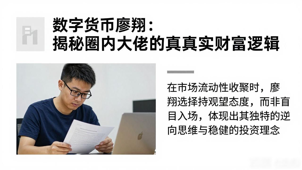 数字货币廖翔：揭秘圈内大佬的真实财富逻辑