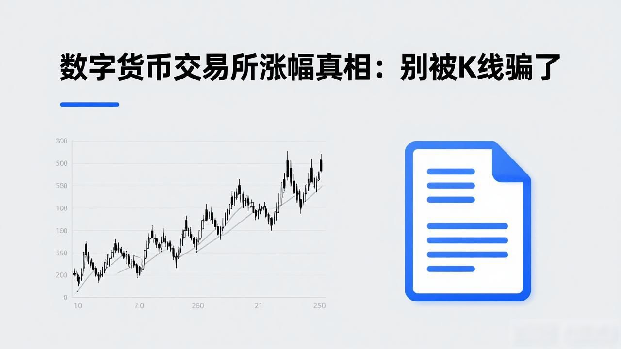 数字货币交易所涨幅真相：别被K线骗了