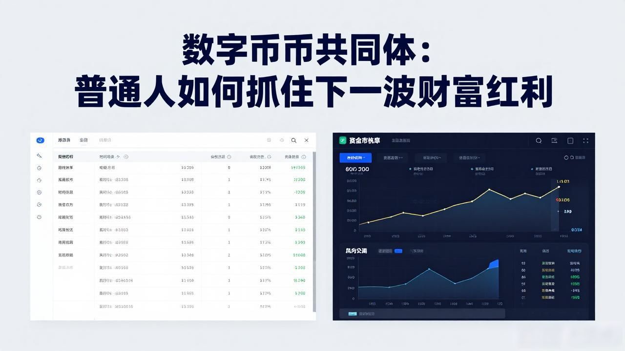 数字货币共同体：普通人如何抓住下一波财富红利