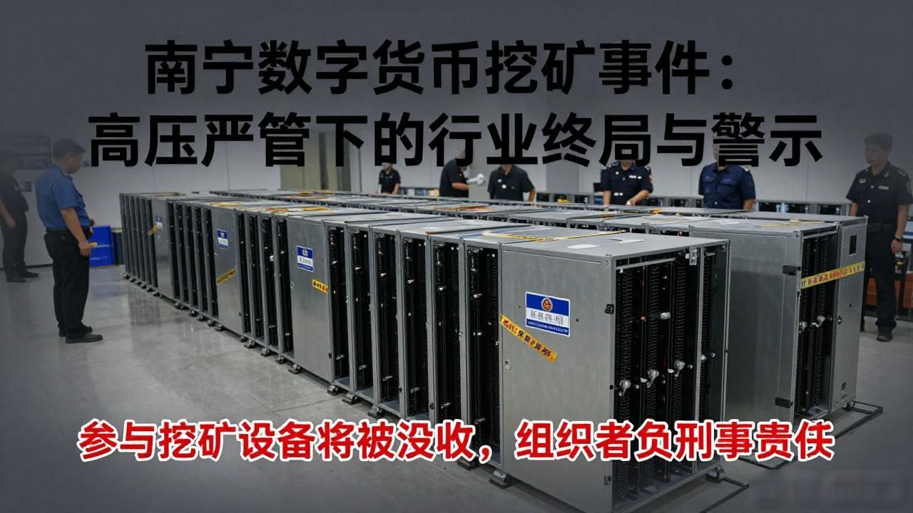 南宁数字货币挖矿事件：高压严管下的行业终局与警示
