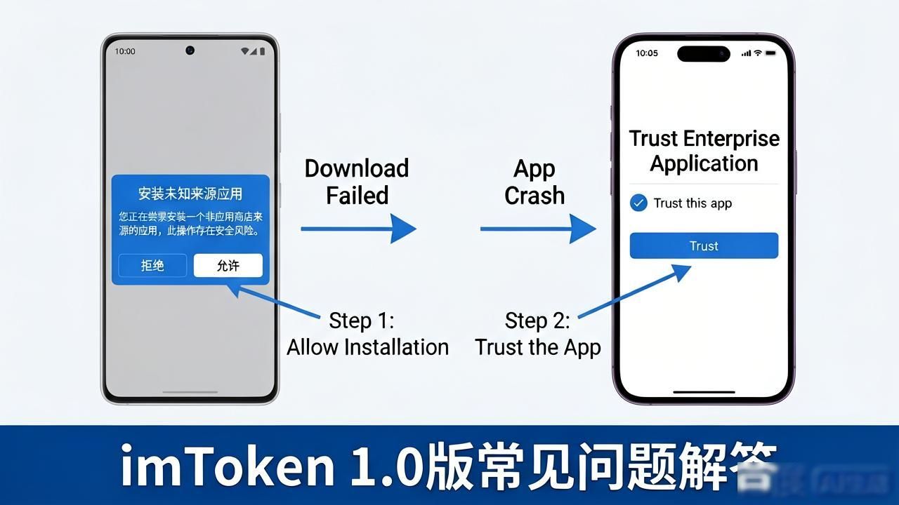 imToken 1.0版下载失败怎么办？官网常见问题解答