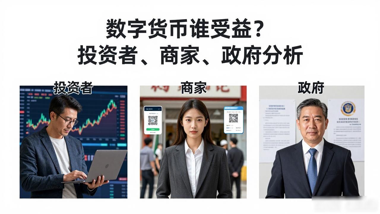 数字货币谁受益？投资者、商家、政府分析