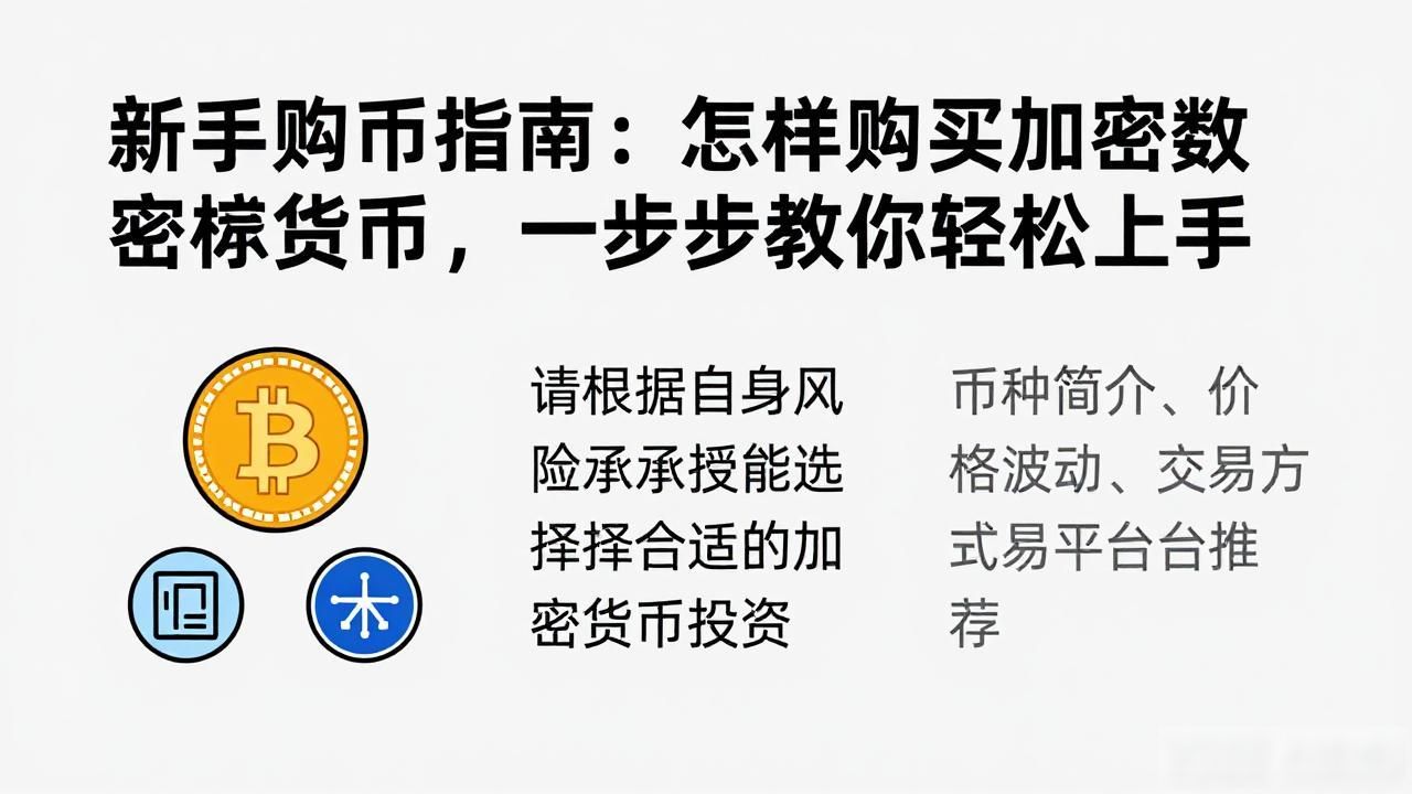 新手购币指南：怎样购买加密数字货币，一步步教你轻松上手
