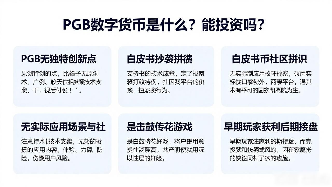 PGB数字货币是什么？能投资吗？