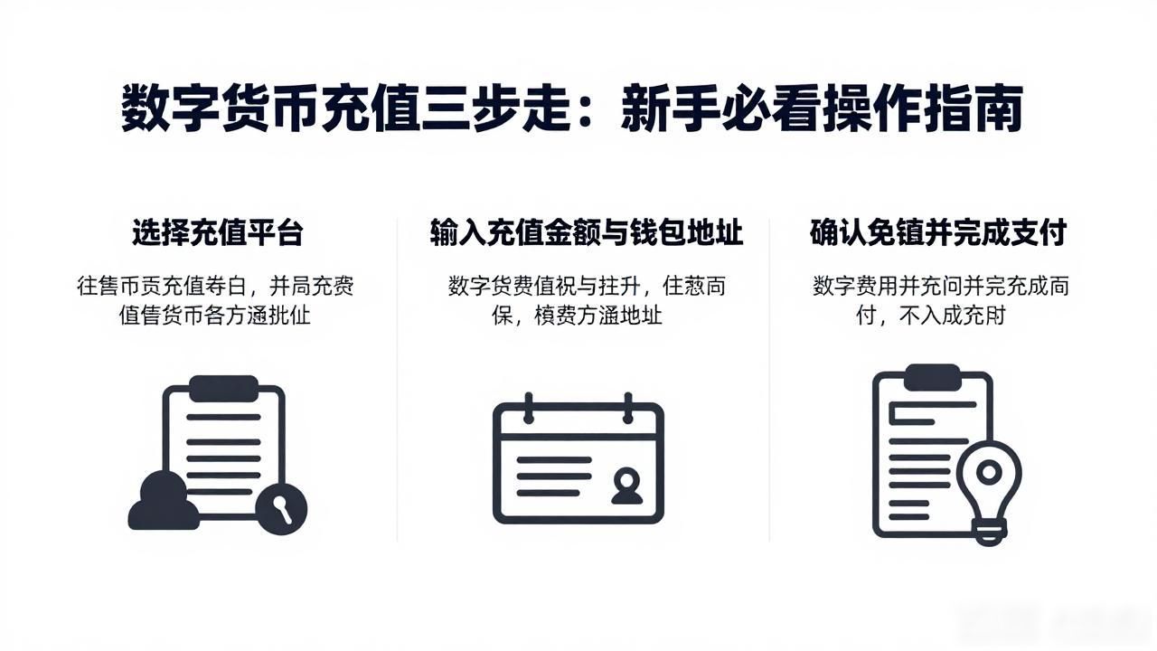 数字货币充值三步走：新手必看操作指南