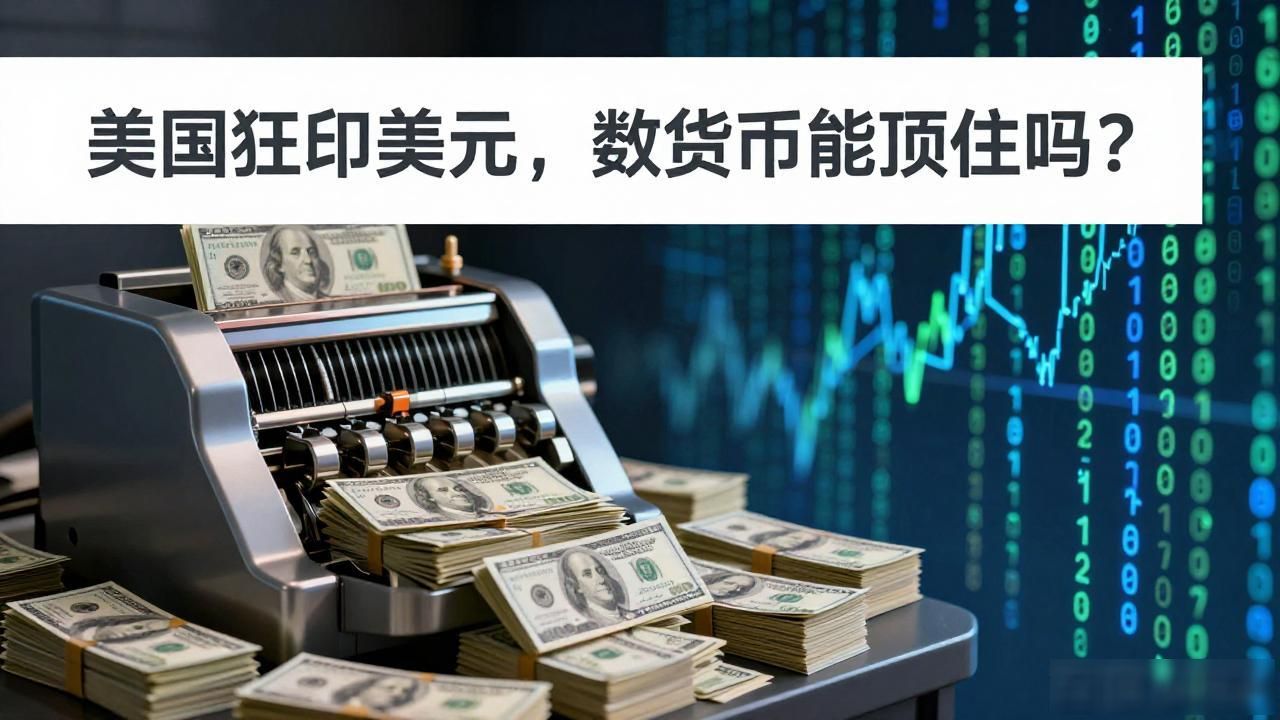 美国狂印美元，数字货币能顶住吗？