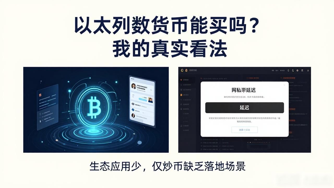 以太列数字货币能买吗？我的真实看法