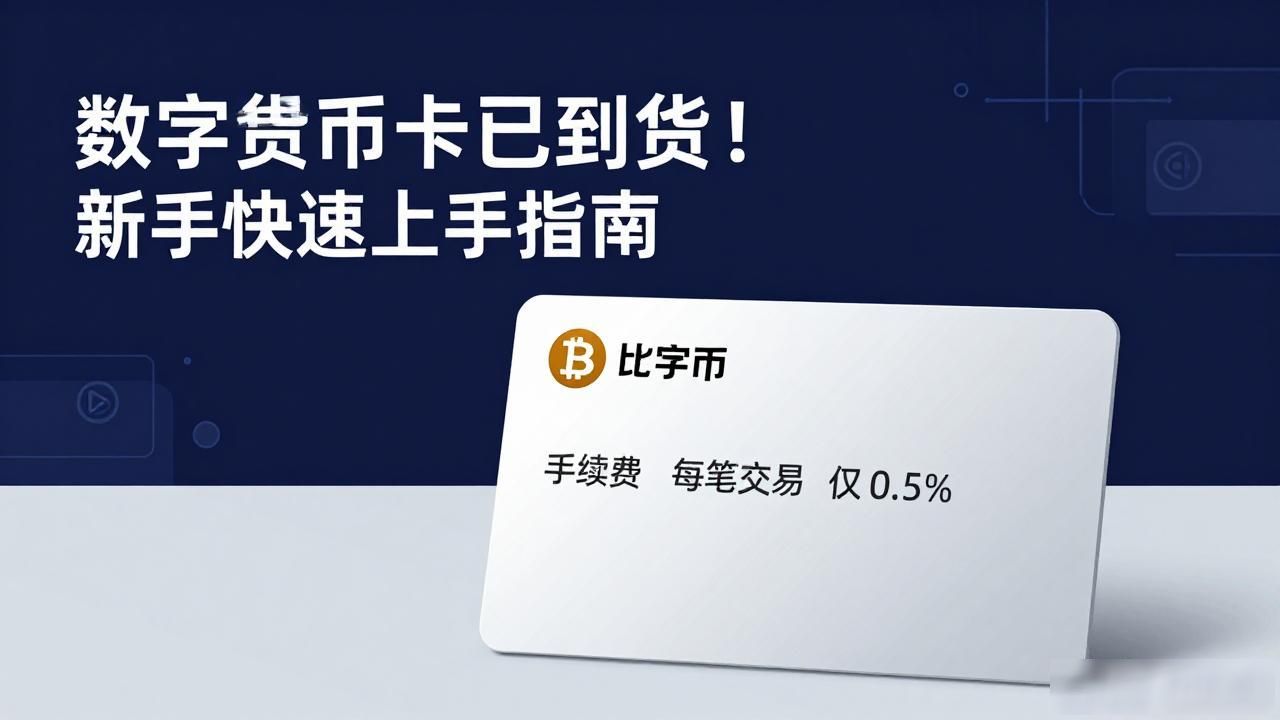 数字货币卡已到货!新手快速上手指南
