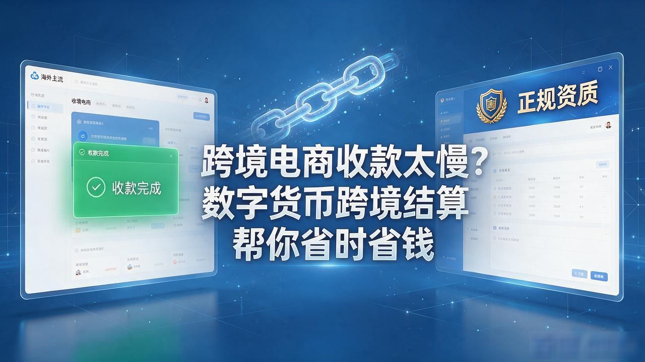 跨境电商收款太慢?数字货币跨境结算帮你省时省钱