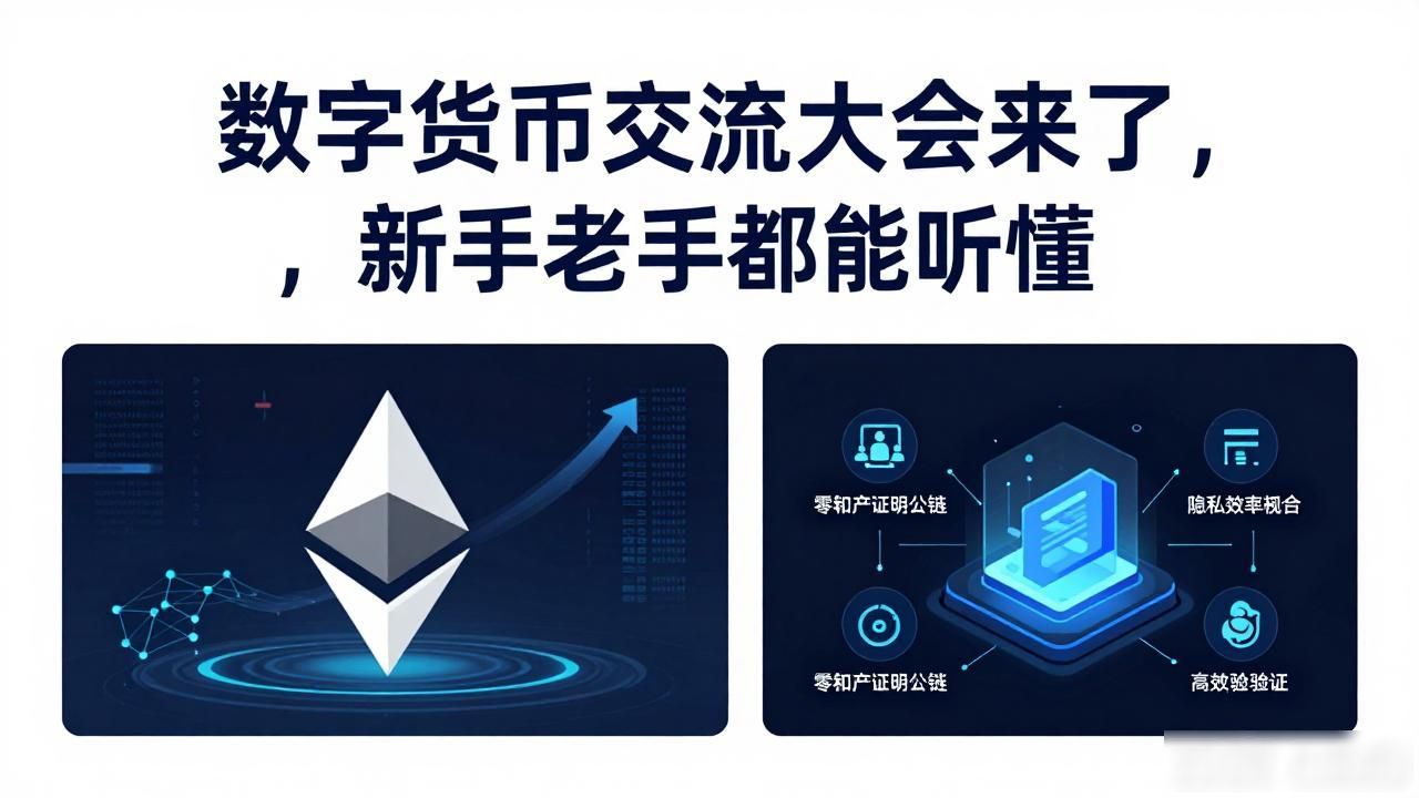 数字货币交流大会来了，新手老手都能听懂